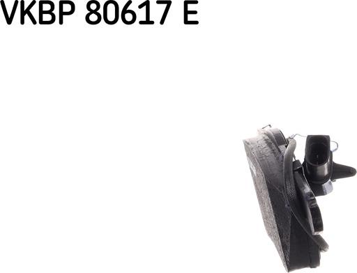 SKF VKBP 80617 E - Гальмівні колодки, дискові гальма autozip.com.ua