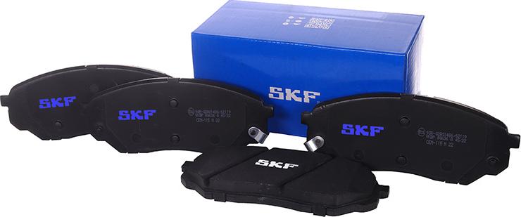 SKF VKBP 80636 A - Гальмівні колодки, дискові гальма autozip.com.ua