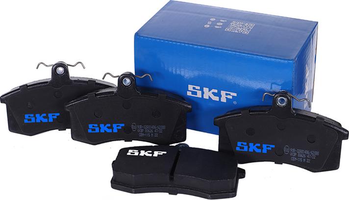 SKF VKBP 80626 - Гальмівні колодки, дискові гальма autozip.com.ua