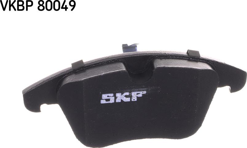 SKF VKBP 80049 - Гальмівні колодки, дискові гальма autozip.com.ua