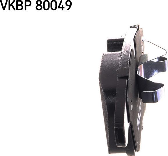 SKF VKBP 80049 - Гальмівні колодки, дискові гальма autozip.com.ua