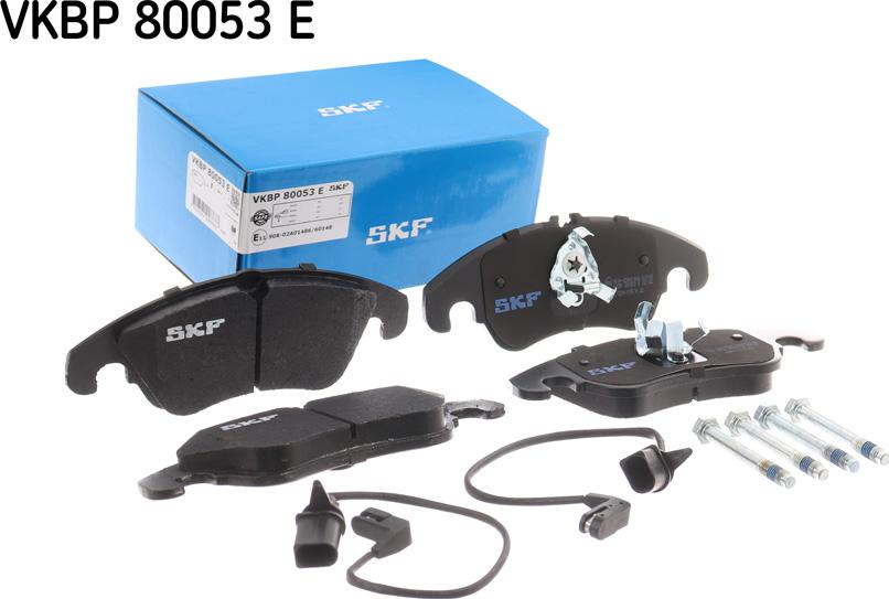SKF VKBP 80053 E - Гальмівні колодки, дискові гальма autozip.com.ua