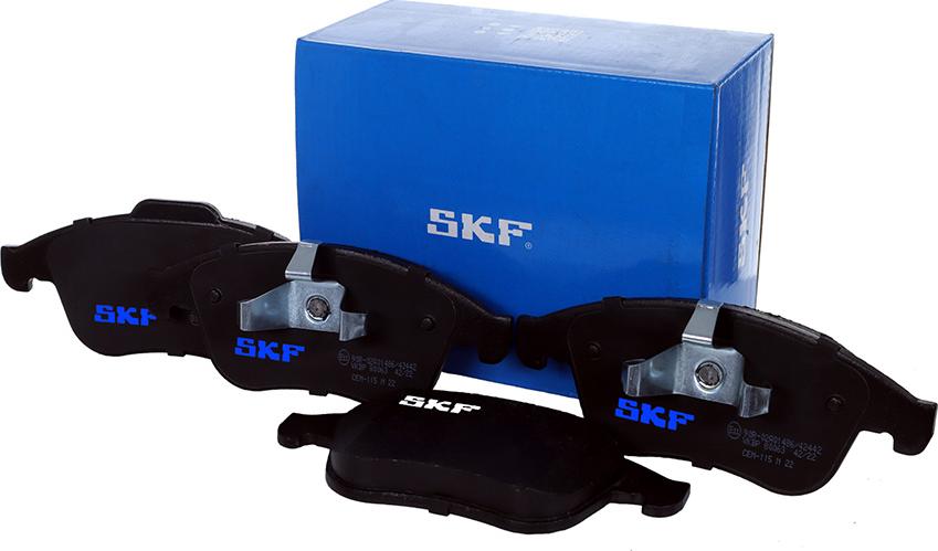 SKF VKBP 80063 - Гальмівні колодки, дискові гальма autozip.com.ua