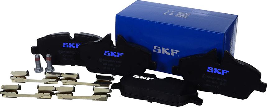 SKF VKBP 80079 - Гальмівні колодки, дискові гальма autozip.com.ua