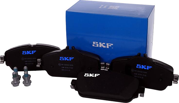 SKF VKBP 80196 - Гальмівні колодки, дискові гальма autozip.com.ua