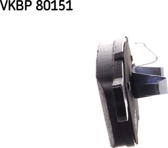SKF VKBP 80151 - Гальмівні колодки, дискові гальма autozip.com.ua