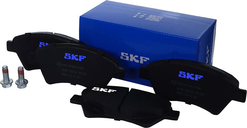 SKF VKBP 80163 - Гальмівні колодки, дискові гальма autozip.com.ua