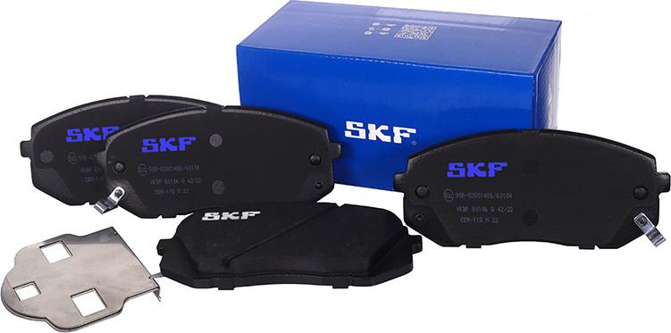 SKF VKBP 80106 A - Гальмівні колодки, дискові гальма autozip.com.ua