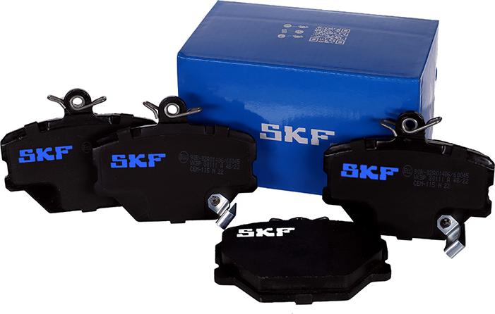 SKF VKBP 80111 A - Гальмівні колодки, дискові гальма autozip.com.ua