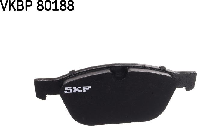 SKF VKBP 80188 - Гальмівні колодки, дискові гальма autozip.com.ua