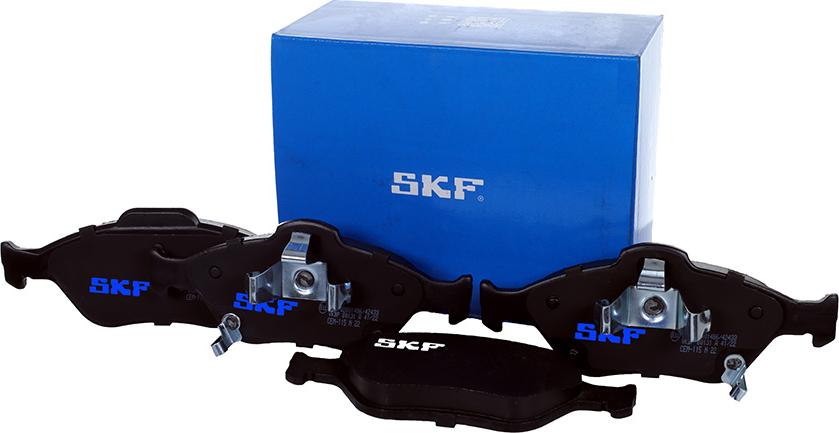 SKF VKBP 80131 A - Гальмівні колодки, дискові гальма autozip.com.ua