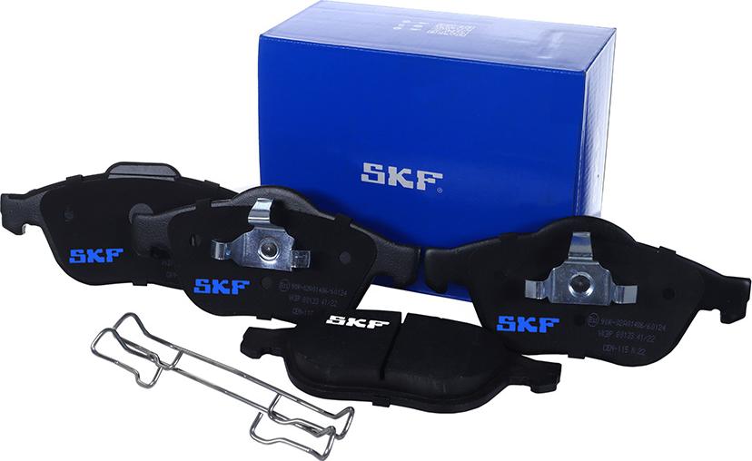 SKF VKBP 80133 - Гальмівні колодки, дискові гальма autozip.com.ua