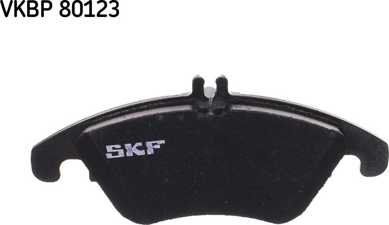 SKF VKBP 80123 - Гальмівні колодки, дискові гальма autozip.com.ua