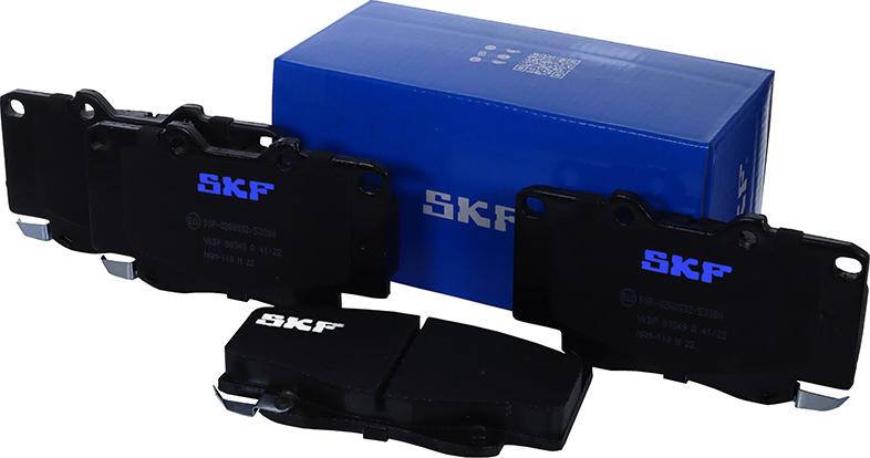 SKF VKBP 80349 A - Гальмівні колодки, дискові гальма autozip.com.ua