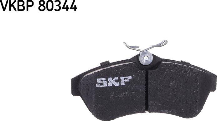 SKF VKBP 80344 - Гальмівні колодки, дискові гальма autozip.com.ua