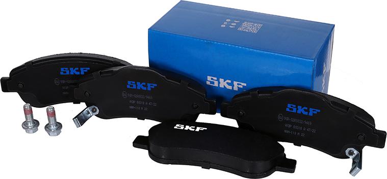 SKF VKBP 80318 A - Гальмівні колодки, дискові гальма autozip.com.ua