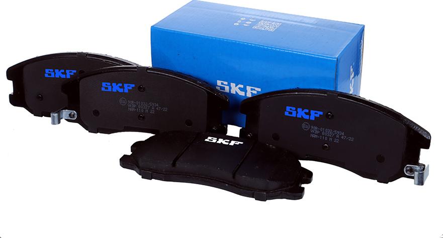 SKF VKBP 80327 A - Гальмівні колодки, дискові гальма autozip.com.ua