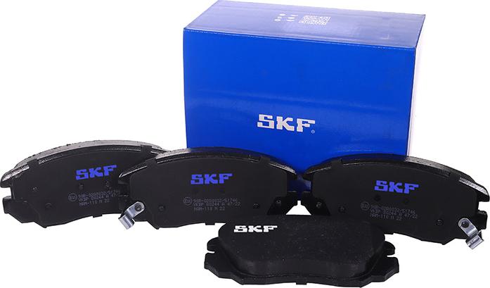 SKF VKBP 80244 A - Гальмівні колодки, дискові гальма autozip.com.ua