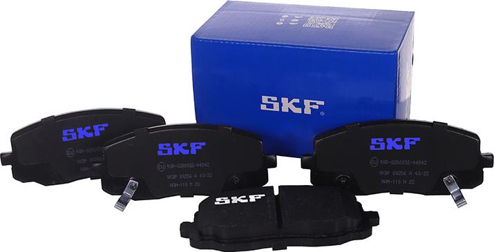SKF VKBP 80256 A - Гальмівні колодки, дискові гальма autozip.com.ua