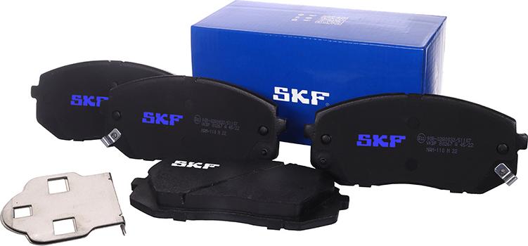 SKF VKBP 80267 A - Гальмівні колодки, дискові гальма autozip.com.ua