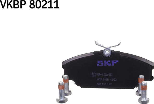 SKF VKBP 80211 - Гальмівні колодки, дискові гальма autozip.com.ua