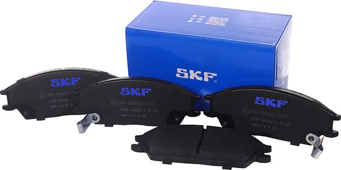 SKF VKBP 80286 A - Гальмівні колодки, дискові гальма autozip.com.ua