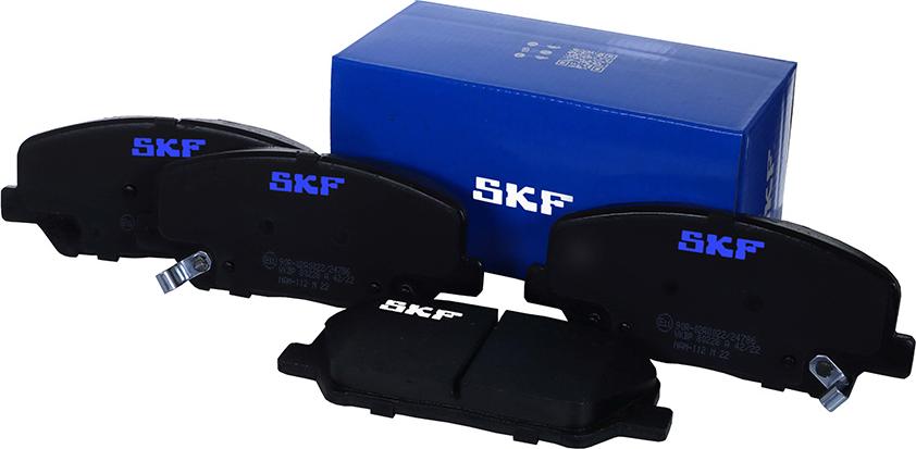 SKF VKBP 80228 A - Гальмівні колодки, дискові гальма autozip.com.ua