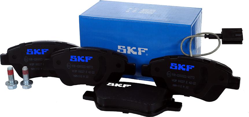 SKF VKBP 80227 E - Гальмівні колодки, дискові гальма autozip.com.ua