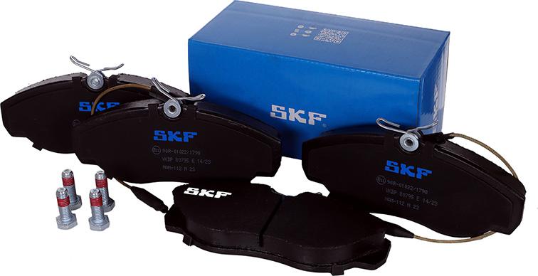 SKF VKBP 80795 E - Гальмівні колодки, дискові гальма autozip.com.ua