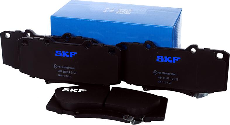 SKF VKBP 81096 A - Гальмівні колодки, дискові гальма autozip.com.ua