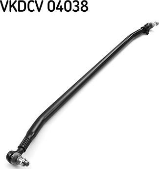 SKF VKDCV 04038 - Поздовжня рульова тяга autozip.com.ua