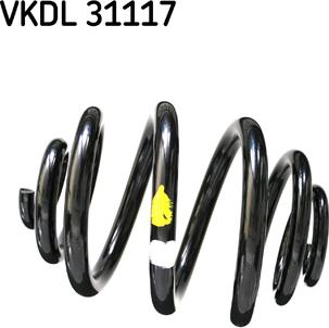 SKF VKDL 31117 - Пружина ходової частини autozip.com.ua