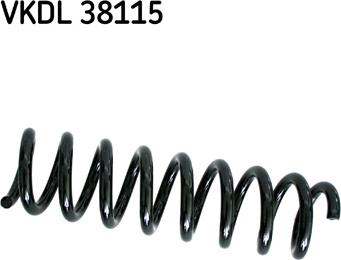 SKF VKDL 38115 - Пружина ходової частини autozip.com.ua