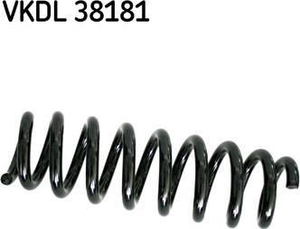 SKF VKDL 38181 - Пружина ходової частини autozip.com.ua