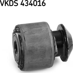 SKF VKDS 434016 - Сайлентблок, важеля підвіски колеса autozip.com.ua