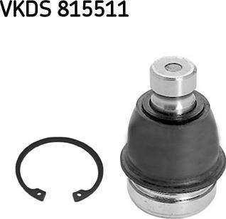 SKF VKDS 815511 - Шарова опора, несучий / направляючий шарнір autozip.com.ua