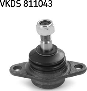 SKF VKDS 811043 - Шарова опора, несучий / направляючий шарнір autozip.com.ua