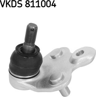 SKF VKDS 811004 - Шарова опора, несучий / направляючий шарнір autozip.com.ua