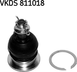 SKF VKDS 811018 - Шарова опора, несучий / направляючий шарнір autozip.com.ua