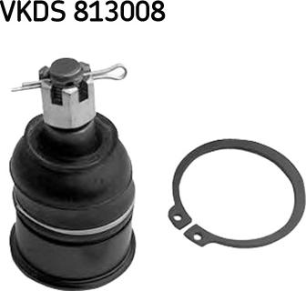 SKF VKDS 813008 - Шарова опора, несучий / направляючий шарнір autozip.com.ua