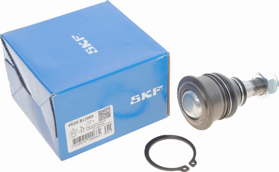 SKF VKDS 812005 - Шарова опора, несучий / направляючий шарнір autozip.com.ua