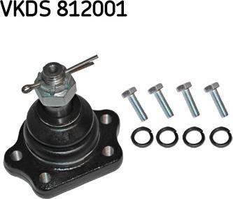 SKF VKDS 812001 - Шарова опора, несучий / направляючий шарнір autozip.com.ua