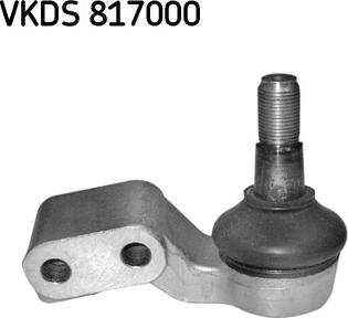 SKF VKDS 817000 - Шарова опора, несучий / направляючий шарнір autozip.com.ua