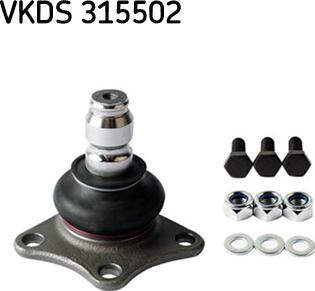 SKF VKDS 315502 - Шарова опора, несучий / направляючий шарнір autozip.com.ua