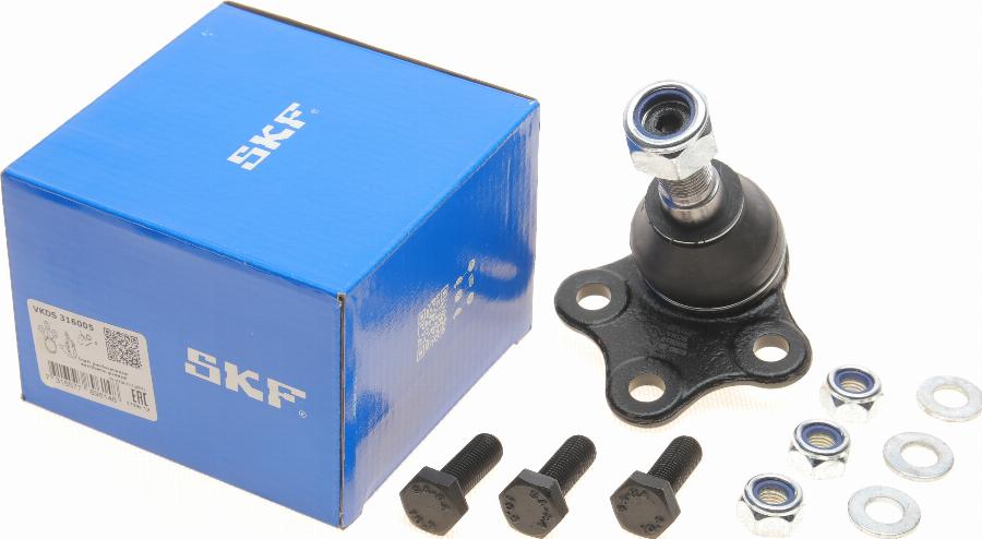 SKF VKDS 316005 - Шарова опора, несучий / направляючий шарнір autozip.com.ua