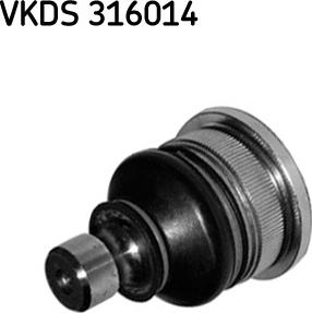 SKF VKDS 316014 - Шарова опора, несучий / направляючий шарнір autozip.com.ua