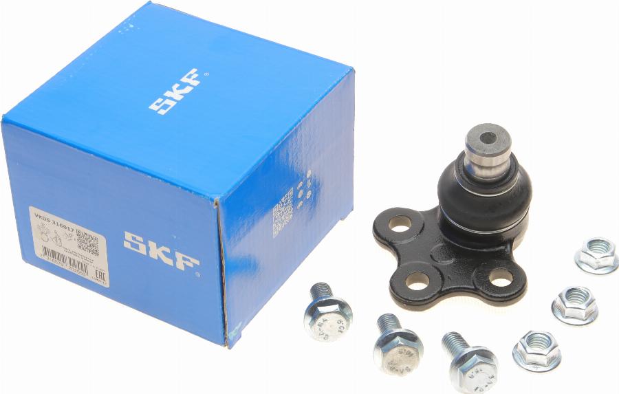 SKF VKDS 316017 - Шарова опора, несучий / направляючий шарнір autozip.com.ua