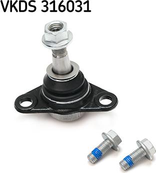 SKF VKDS 316031 - Шарова опора, несучий / направляючий шарнір autozip.com.ua
