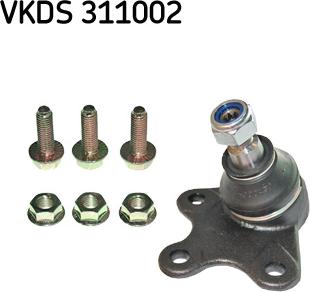 SKF VKDS 311002 - Шарова опора, несучий / направляючий шарнір autozip.com.ua