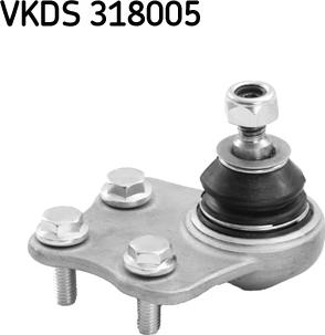 SKF VKDS 318005 - Шарова опора, несучий / направляючий шарнір autozip.com.ua